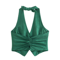 sets Straight Pants Halter Top