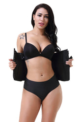 Corset en caoutchouc à fermeture éclair pour petite poitrine, corset ventre post-partum