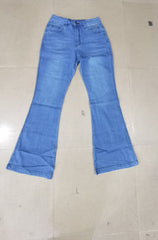 Jeans Slim Slimming Wide Leg Pants Trousers Jeans