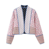 Herbstliche doppelseitige Steppjacke