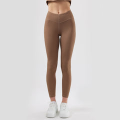 Thread Yoga Pants High Waist Tight Plastic Hip Lifting Sport Fitness Pants Nude Feel High Elastic Cycling Pants