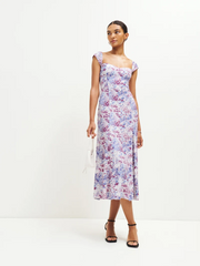 Small Floral Strap Dress Waist Slimming Beach Dress