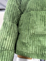 Street Cord Brotmantel Baumwollmantel