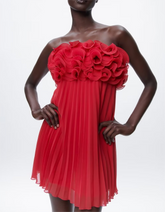 Elegantes Tube-Top-Kleid, Party-Einteilerkleid