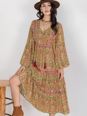Comfortable Long Tassel Dress Casual Suitable Multiple Occasions