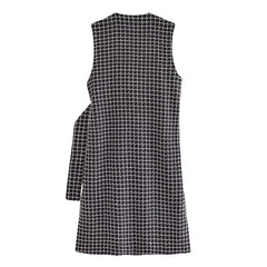 Herbst Slim Fit Schlankmachende klassische Weste mittlerer Länge