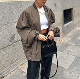 Frühe französische Minderheiten-Freizeitjacke mit lockerer Passform