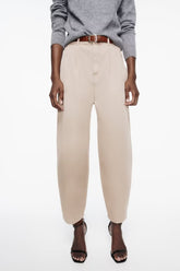 Pantalon taille haute, pantalon ample et décontracté