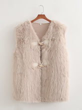 French Artificial Fur Warm Vest Jacket