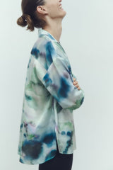 Fall Tie Dye Printing Loose Shirt