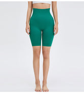 Pantalon de yoga sans coutures, taille haute, rehausseur de hanches, short de fitness, séchage rapide, sensation chair