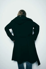Fall Hooded Woolen Coat Windbreaker Coat