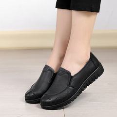 Women's Pumps Flat Old Soft Bottom And