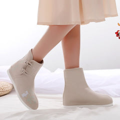 Han rétro brodé de style ethnique pour femme