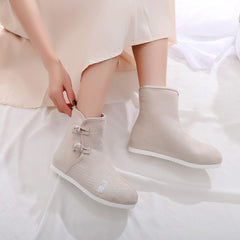 Han rétro brodé de style ethnique pour femme