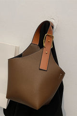 PU Leather Bucket Bag