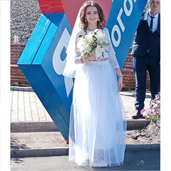 Mesh Bubble Skirt Tulle Skirt Floor Length Dress