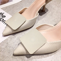 High Stiletto Black Pointed Toe Elegant