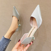 Escarpins à talons hauts et creux pour femmes, style banquet de printemps