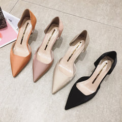 Women's Style High Pointed Toe Shallow Mouth Stiletto Heels