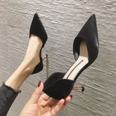Women's Style High Pointed Toe Shallow Mouth Stiletto Heels