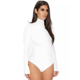 Body moulant à manches longues et chemise à enfiler