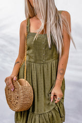 Robe à pois décoratifs et ourlet à volants