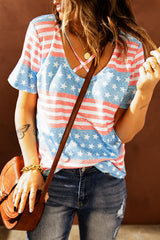 Stars Stripes Crisscross Tee