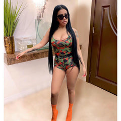 Camouflage International Station Hosenträger-Strampler