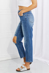 RISEN Emily High Rise Relaxed Jeans in voller Größe