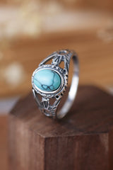 Türkis 925 Sterling Silber Ring