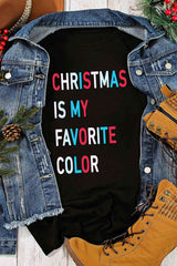 WEIHNACHTEN IST MEINE LIEBLINGSFARBE Grafik T-Shirt