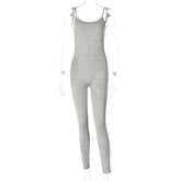 Solid Color Yoga Sports Jumpsuit