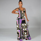 Backless Sling Wide Leg Casual Jumpsuit