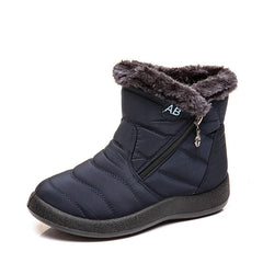 Taille femme hiver chaud fermeture éclair latérale coton léger
