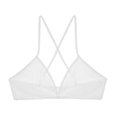Ultradünner Baumwollfaden, überkreuzter Rücken, Dreiecks-Cup, kabellos, bequem, atmungsaktiv, Unterwäsche in Mädchengröße