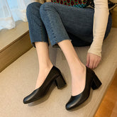 Tendance, confortable, classe, noir, épais, pour femme