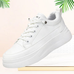 Trendy Comfortable Durable Women's Platform White