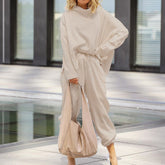 Ensemble deux pièces décontracté avec haut ample et pantalon