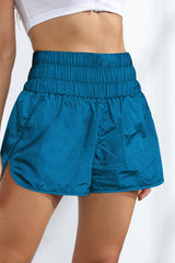 Short de sport respirant à smocks