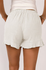 Short à poches et taille élastique
