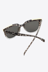 Sonnenbrille mit Vollrand und Schildpatt-Rahmen aus Polycarbonat