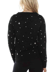 Haut en tricot à col rond de Noël