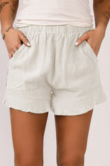Short à poches et taille élastique
