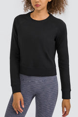 Cozy Fabulous Raglan Sleeve Sports Top