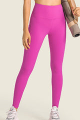 Yoga-Leggings mit hoher Taille und breiter Tasche