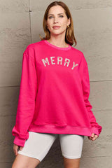 Sweat-shirt graphique MERRY taille réelle Simply Love
