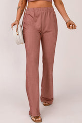 Pantalon large à rayures