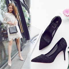 Source Mesh-Spitze High Heels mit Stilettoabsatz für Damen