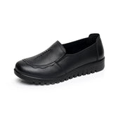 Charming Women's Soft Soled Flats Cowhide